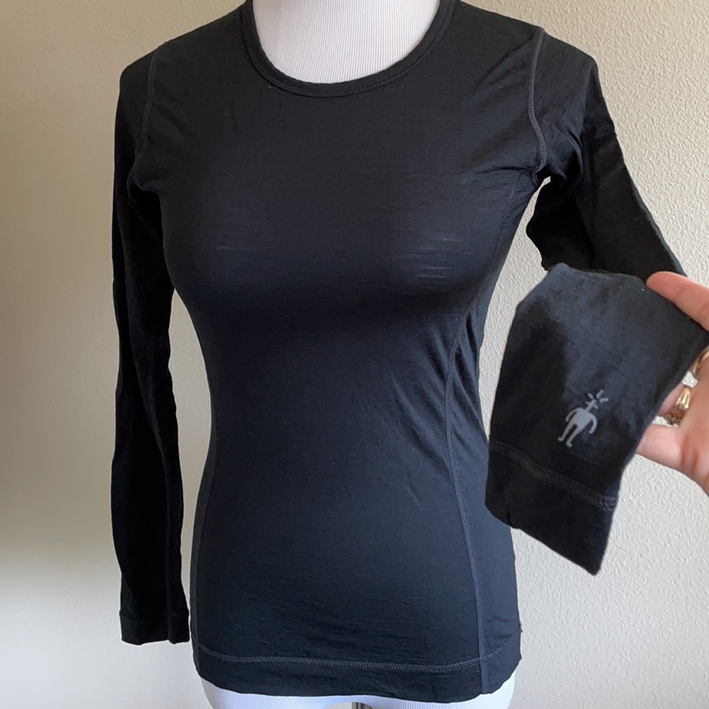 Smartwool base layer black top